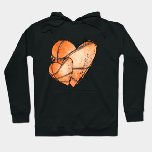 Basketball heart Hoodie